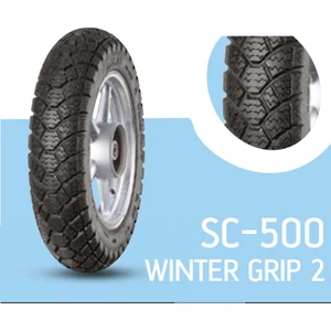 Scooter Yeni 3.00-10 Sc-500 Wınter Grıp 2 50M Tubeless Reınforced