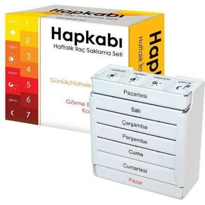 Haftalık İlaç Saklama Seti