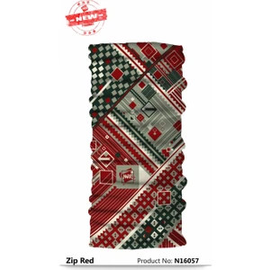Zip Red Bandana