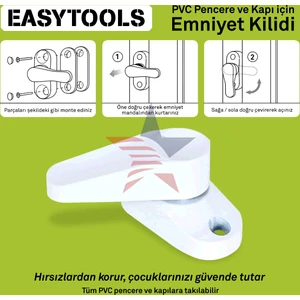 Easytools Pvc Pencere Kapı Kilidi 840289