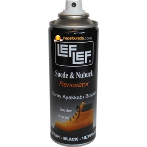 Nuri Leflef Süet Nubuk Boyası Sprey 200 ml Siyah