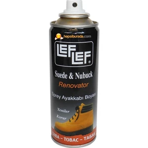 Nuri Leflef Süet Nubuk Boyası Sprey 200 ml Taba