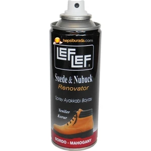 Nuri Leflef Süet Nubuk Boyası Sprey 200 ml Bordo