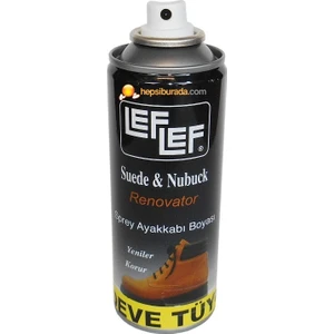 Nuri Leflef Süet Nubuk Boyası Sprey 200 ml TABA