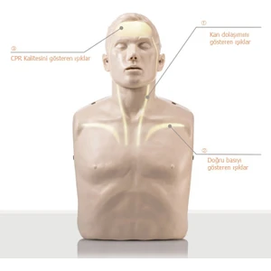 CPR Eğitim Mankeni Led Işıklı
