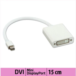 Mini Display Port to DVI Kablo  - 15CM