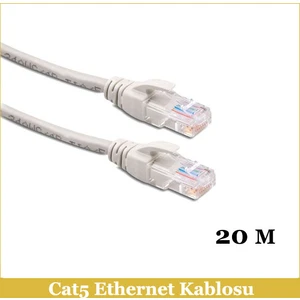 Cat5e Network Kablo OD5.5 7/0.12 CL*8C - 20M