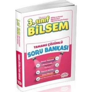 Editör Yayınları 3. Sınıf Bilsem Tamamı Çözümlü Soru Bankası