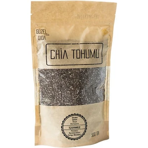 Güzel Ada Gıda 300 gr Chia Tohumu - Türkiye Menşeli, Doğal Omega-3 ve Lif Kaynağı, Yüksek Proteinli Sağlıklı Beslenme Ürünü