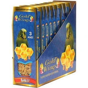 Gold Wings Muhabbet Kuşları İçin Ballı Kraker 3'lü Tek Adet