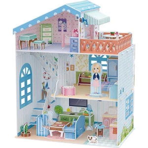 Cubic Fun 3D Puzzle 112 Parça Sahil Evi