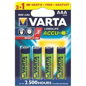 56703 Ready2Use Aaa 800 Mah İnce Kalem Pil (3+1) 4 Lü Paket