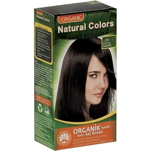 Organic Natural Colors Bitkisel Kalıcı Saç Boyası  3N Koyu Kahve