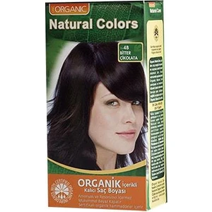 Organic Natural Colors Bitkisel Kalıcı Saç Boyası  4B Bitter Çikolata