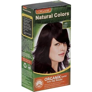 Organic Natural Colors Bitkisel Kalıcı Saç Boyası  4Rr Koyu Kızıl