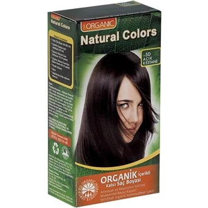 Organic Natural Colors Bitkisel Kalıcı Saç Boyası  5D Açık Kestane