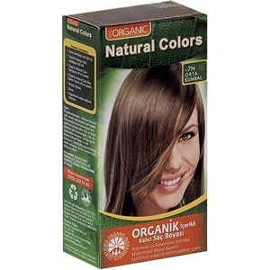 Organic Natural Colors Bitkisel Kalıcı Saç Boyası  7N  Orta Kumral