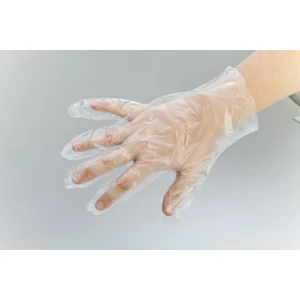 Tek Kullanımlık Şeffaf Eldiven 100 Adet Size L