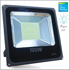 100w SMD Led Slim Projektör-Beyaz