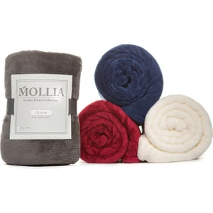 Mollıa Diz Üstü Soft Touch Battaniye 105x170