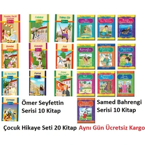 Gönül Yayınevi Ömer Seyfettin ve Samed Behrengi 20 Kitap