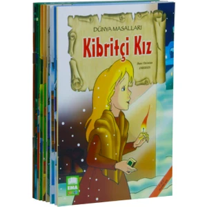 Dünya Masalları Seti 1 Ve 2 Sınıflar İçin Düz Yazılı (10 Kitap Takım - Küçük Boy)