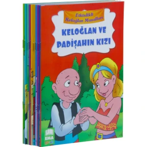 Etkinlikli Keloğlan Masalları Seti 1 Ve 2 Sınıflar İçin Düz Yazılı (10 Kitap Takım - Küçük Boy)