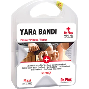 Dr. Plus İlk Yardım Çantası     Yara Bandı  55 Parça    MiniKit