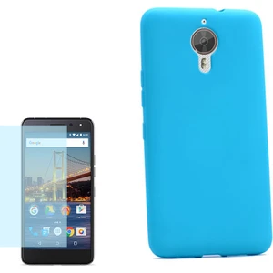 General Mobile Gm5 Plus Kılıf Premier Silikon Yumuşak Arka Kapak +Cam