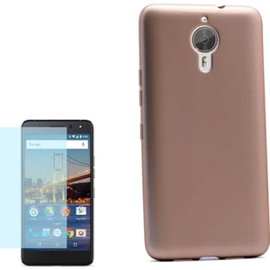General Mobile Gm5 Plus Kılıf Premier Silikon Yumuşak Arka Kapak +Cam