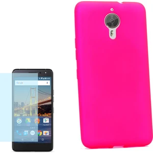 General Mobile Gm5 Plus Kılıf Premier Silikon Yumuşak Arka Kapak +Cam