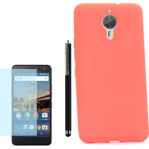 General Mobile Gm5 Plus Kılıf Premier Silikon Yumuşak Arka Kapak +Kalem +Cam