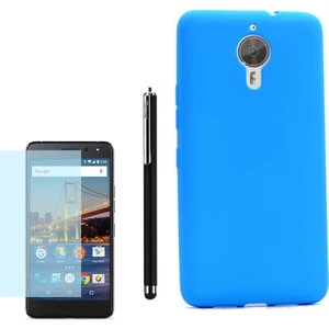 General Mobile Gm5 Plus Kılıf Premier Silikon Yumuşak Arka Kapak +Kalem +Cam