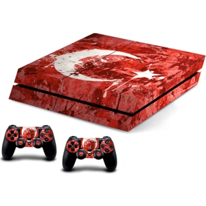 Stickermarket Ps4 Türk Bayrağı Sticker Seti