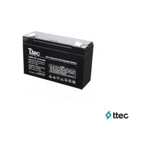 T.Tec Plus 6V 12Ah Bakımsız Kuru Akü