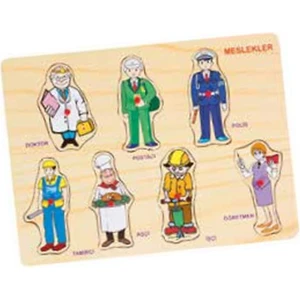 Ahşap Puzzle Meslekler