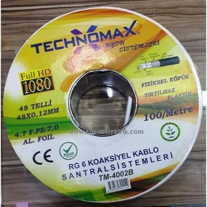 Rg6 Uydu Anten Kablosu 10 Mt