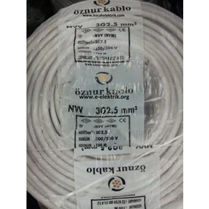 3X2,5 Nym - Antigron Kablo 100Mt