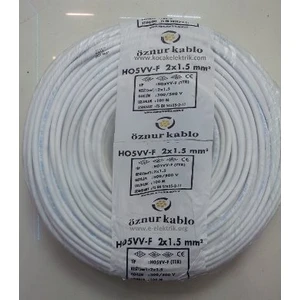 2X1,5 Ttr Kablo 100Mt