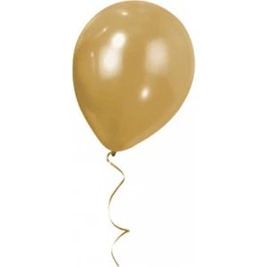 Metalik Altın Balon 10 Adet