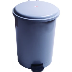 Çöp Kovası Pedallı 30 Litre Gri