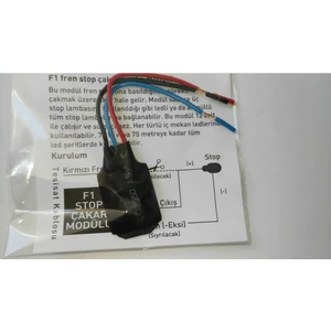 Eng F1 Çakar Modülü Stop Çakarı Sürekli Çakar 12 V