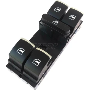 Volkswasgen Golf 6 Sol Dörtlü Krom Cam Açma Anahtarı