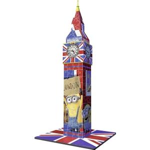 3 Boyutlu Plastik Puzzle Big Ben Minions-125890