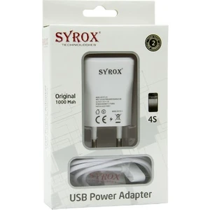 iPhone Uyumlu 4 Şarj Aleti - Syrox J16