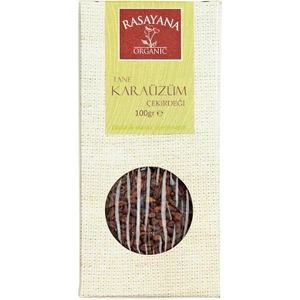 Organik Kara Üzüm Çekirdeği (Tane) 100 Gr.