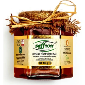 Saff 1011 Organik Süzme Çiçek Balı 400 Gr.