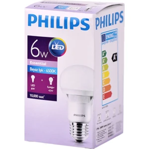 Essential Led Lamba 6-42W E27 Beyaz