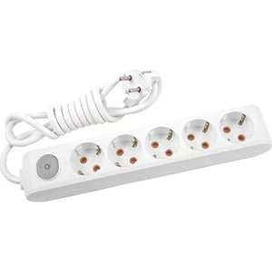 Multi-Let Beşli Priz Anahtar Topraklı Kablolu Çocuk Korumalı 5 Metre-Beyaz 90117505