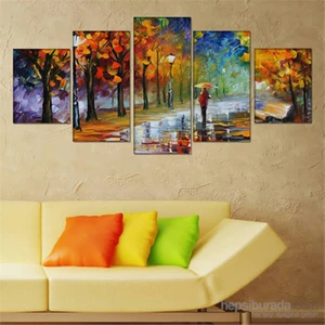 - Kp-05 5 Parçalı Canvas Tablo - 123X56cm